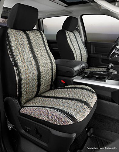 Picture of FIA TR4734BL Black Custom Fit Front Seat Cover for 2018 Chevrolet Colorado LT Crew Cab Pickup 4-Door