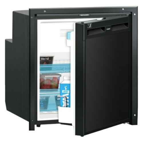Picture of Dometic 7550201020 Right Hand Black Refrigerator with Removable Freezer