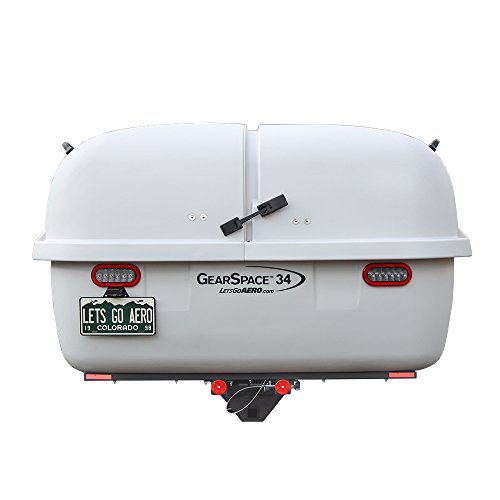 HGK826 Light Gray GearSpace Slideout Hitch Cargo Carrier