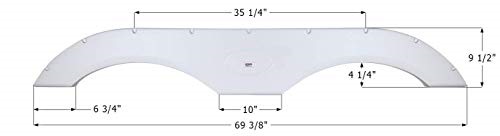 Icon Technologies Fender Skirt, Tandem, ICON, FS1770, Olive Grey | ABS Plastic | Camping World