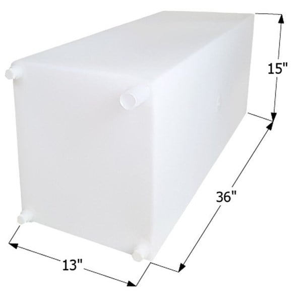 12497 Fresh Water Tank, 36 x 15 x 13 in.