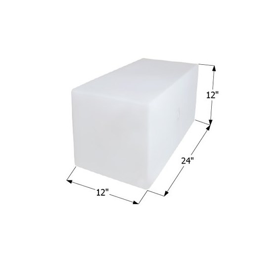 12505 Fresh Water Tank, 24 x 12 x 12 in.