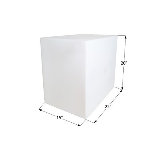 12507 Fresh Water Tank, 22 x 20 x 15 in.