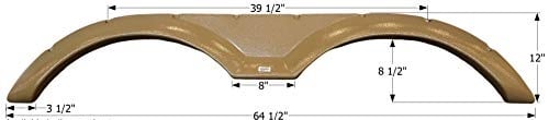 12779 Dark Khaki Tandem Forest River Fender Skirt