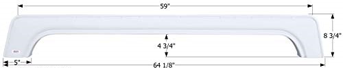 Icon Technologies Fender Skirt, Tandem, Lance, FS2826, Polar White | ABS Plastic | Camping World