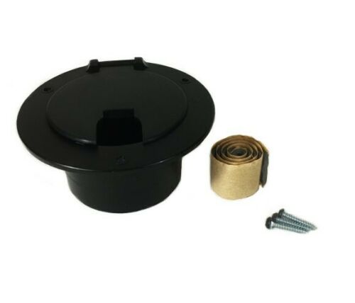 94329 Deluxe Round Electric Cable Hatch with Back