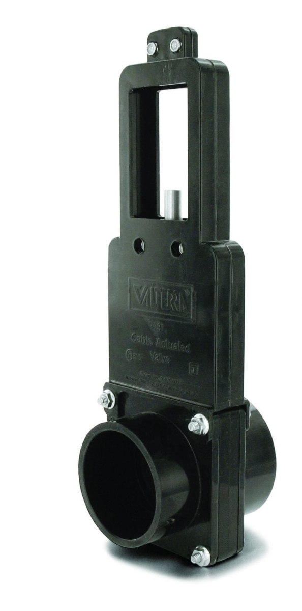 Valterra Cable Valve, 3" Hub x 3" Spigot, No Cable in Black | Camping World