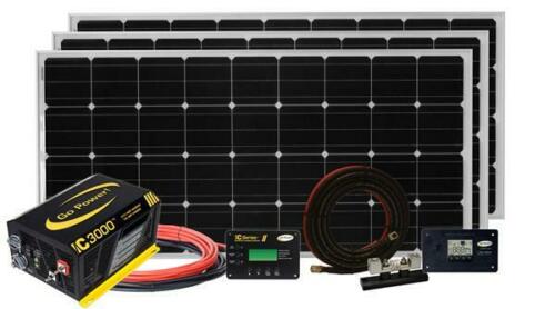 Go Power Solar Extreme 600-Watt Charging System in Red | Camping World