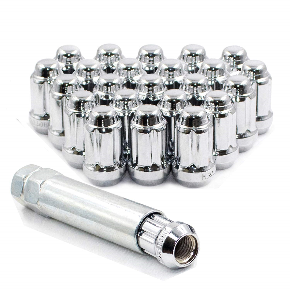 WHEEL INSTALLATION KIT 5 Lug Kit 12 Millimeter x 15 Thread Size 60 Degree Conical Spline Drive