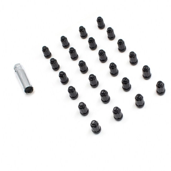 WHEEL INSTALLATION KIT 6 Lug Kit 12 Millimeter x 15 Thread Size 60 Degree Conical Spline Drive