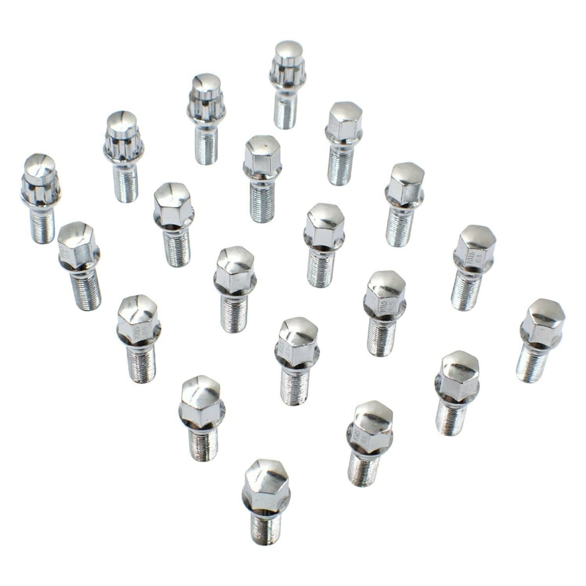 WHEEL INSTALLATION KIT 5 Lug Kit 14 Millimeter x 15 Thread Size 60 Degree Conical Acorn 158 In