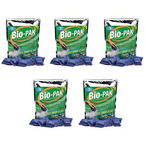 BIOBLUBG Fresh Mint Scent Blue Bio-Pak Deodorizer, Pack of 50