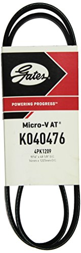 K040476 47.61 in. Micro-V Ribbed Belt for 1992 Toyota Camry 3.0L V6 Gas