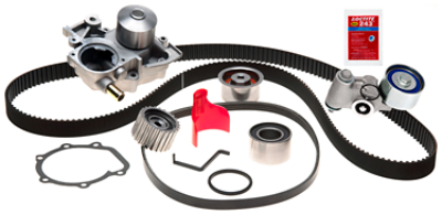 TCKWP304AS Timing Component Kit with Water Pump for 2012 Honda Pilot 3.5L V6 Gas