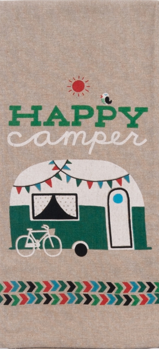 Picture of Kay Dee Designs R3019 Happy Camper Tea Towel