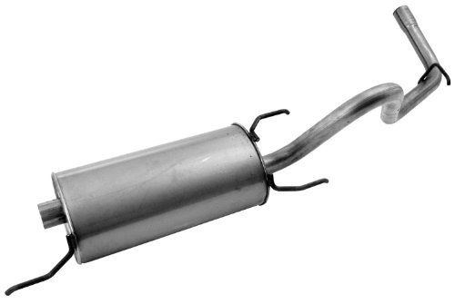 Walker 56206 Quiet-Flow Stainless Steel Muffler Assembly - Silver - For 2006 Cadillac DTS 4.6L V8 - Durable Design