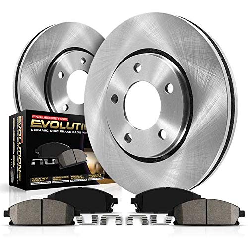 KOE7905 Autospecialty Rear Rotors & Ceramic Brake Pads Kit