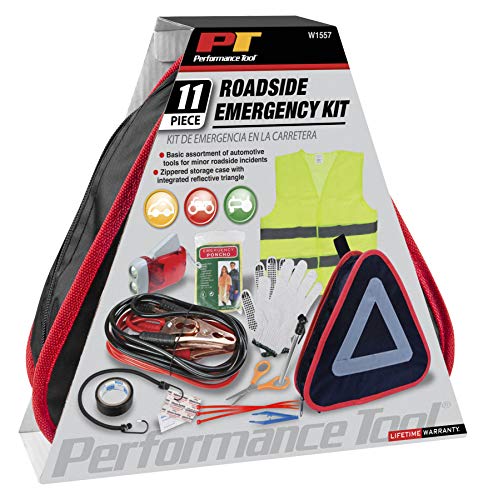 Performance Tool W1557 11 pc. Roadside Emergency Kit