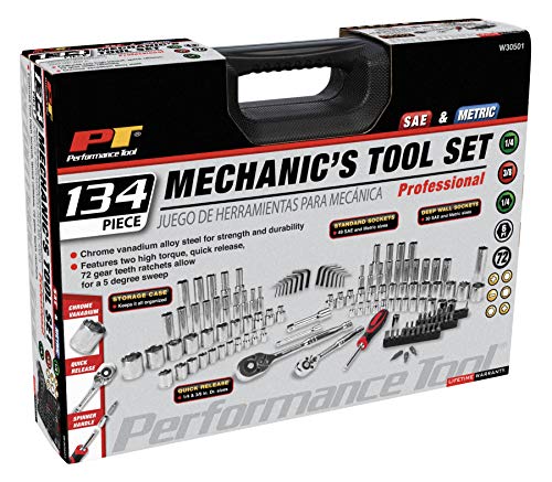 Picture of Perform Tool W30501 Mechanics Tool Set, 134 Piece