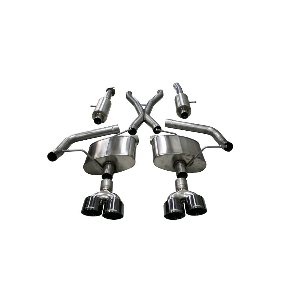 21051BLK 2.75 in. Rear Sport Cat-Back Exhaust System for 2012 Chevrolet Silverado