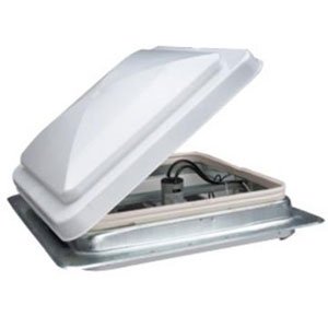 Manual Opening, For 14" x 14", With Screen, With 12 Volt Fan, Pure White Screen Frame