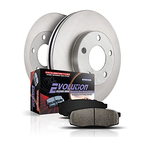 Powerstop KOE7892 Autospecialty Replacement Front Rotors & Ceramic Brake Pads Kit