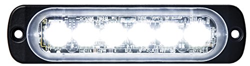 Thin 4.5 Inch Clear Horizontal LED Strobe Light