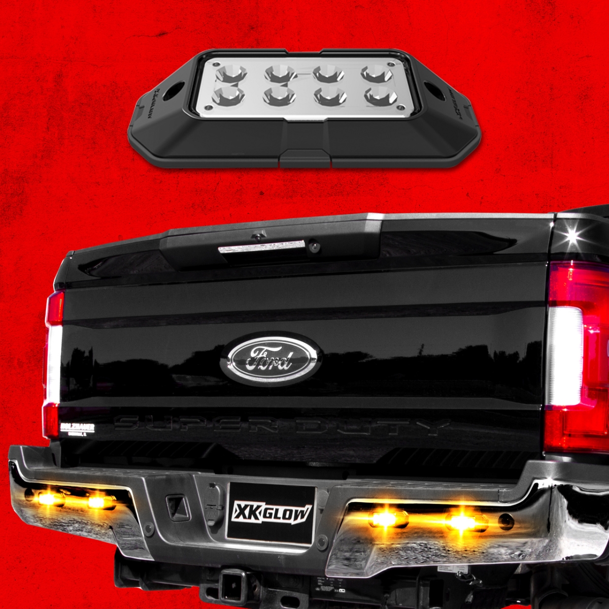 XKGLOW Plug and Play Pod Kit Emergency Strobe Light System 6W LED Pods (249328)