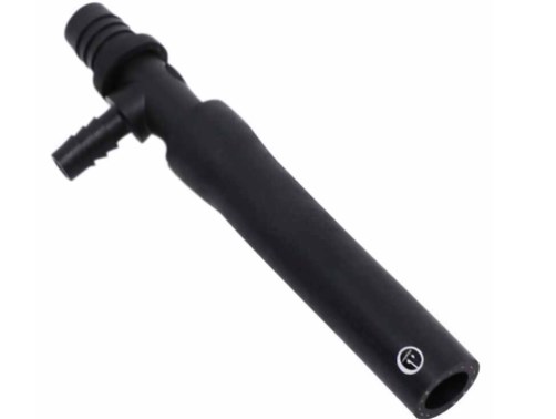 6257 Vacuum Connection Tee Fitting - Black - Durable Design - High-Quality Materials
