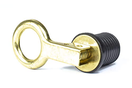 Prime Line Drain Plug - Snap Down Brass 1"