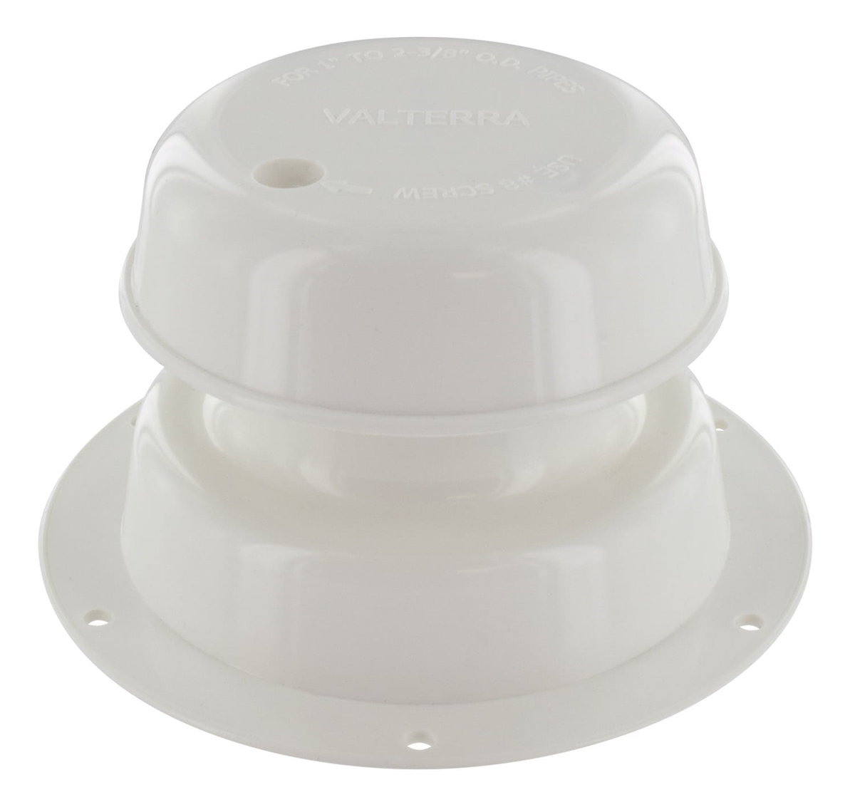 Valterra A103389VP Universal Plumb Vent Kit, White