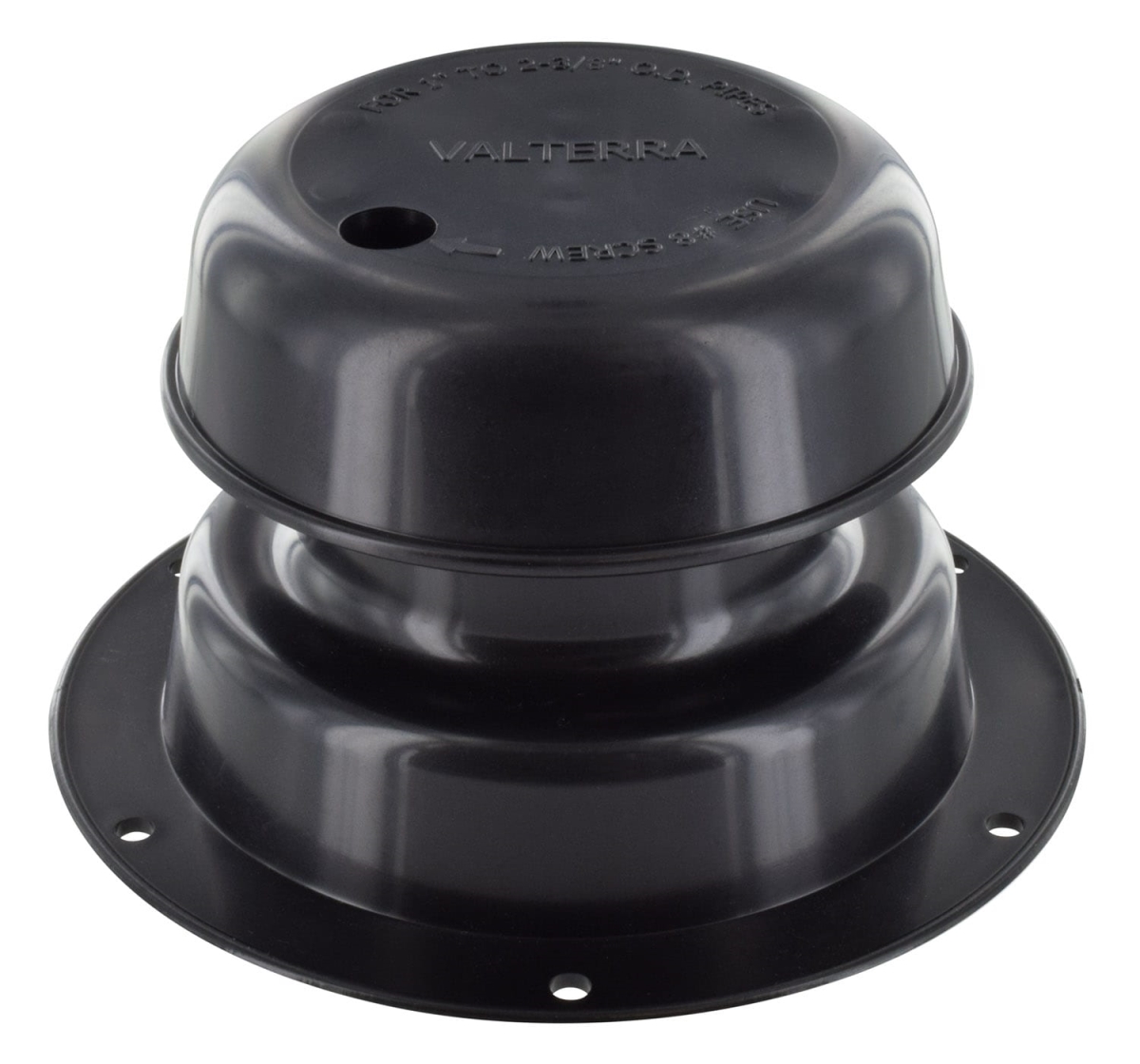 Valterra A103389BKV Universal Plumb Vent Kit, Black
