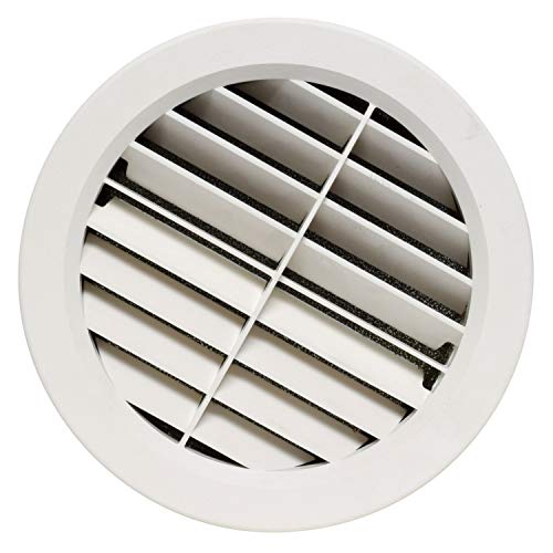 A103361VP 5 in. Light Beige Rotating Heat & AC Register with Fixed Vane