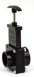 Valterra Waste Valve, 2" Hub x 2" Hub in Black | Camping World