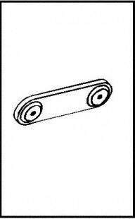 35241 Exhaust System Insulator for 1986-1991 Chevrolet Corvette