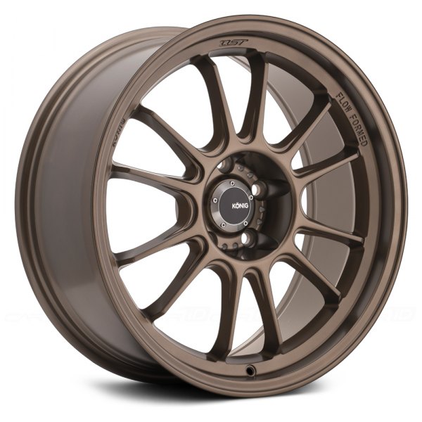 HG97510408 17 x 9 in. plus40 Offset 5x100 Bolt Pattern 73.1 mm Hub Hypergram Wheel, Bronze