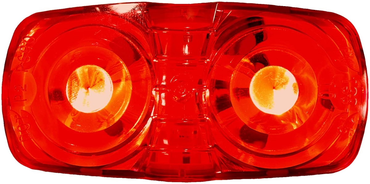 V38R4 x 2 ft. LED MC PC Rectangle Double Bulls-Eye