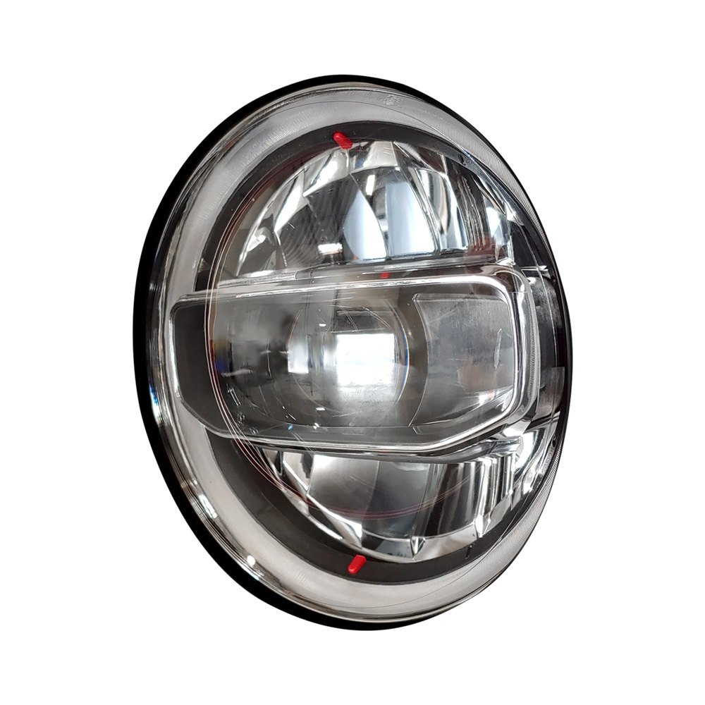 HLCJL017 in. Round Chrome Projector LED Headlights for 2020 Jeep Gladiator