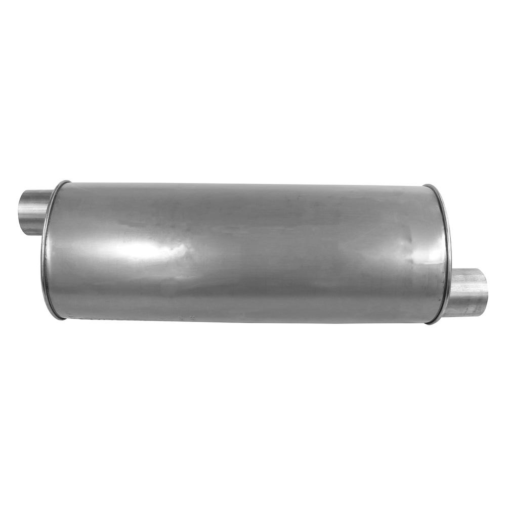 21742Quiet-Flow Stainless Steel Oval Bare Exhaust Muffler for 2009-2016 Ford E-series