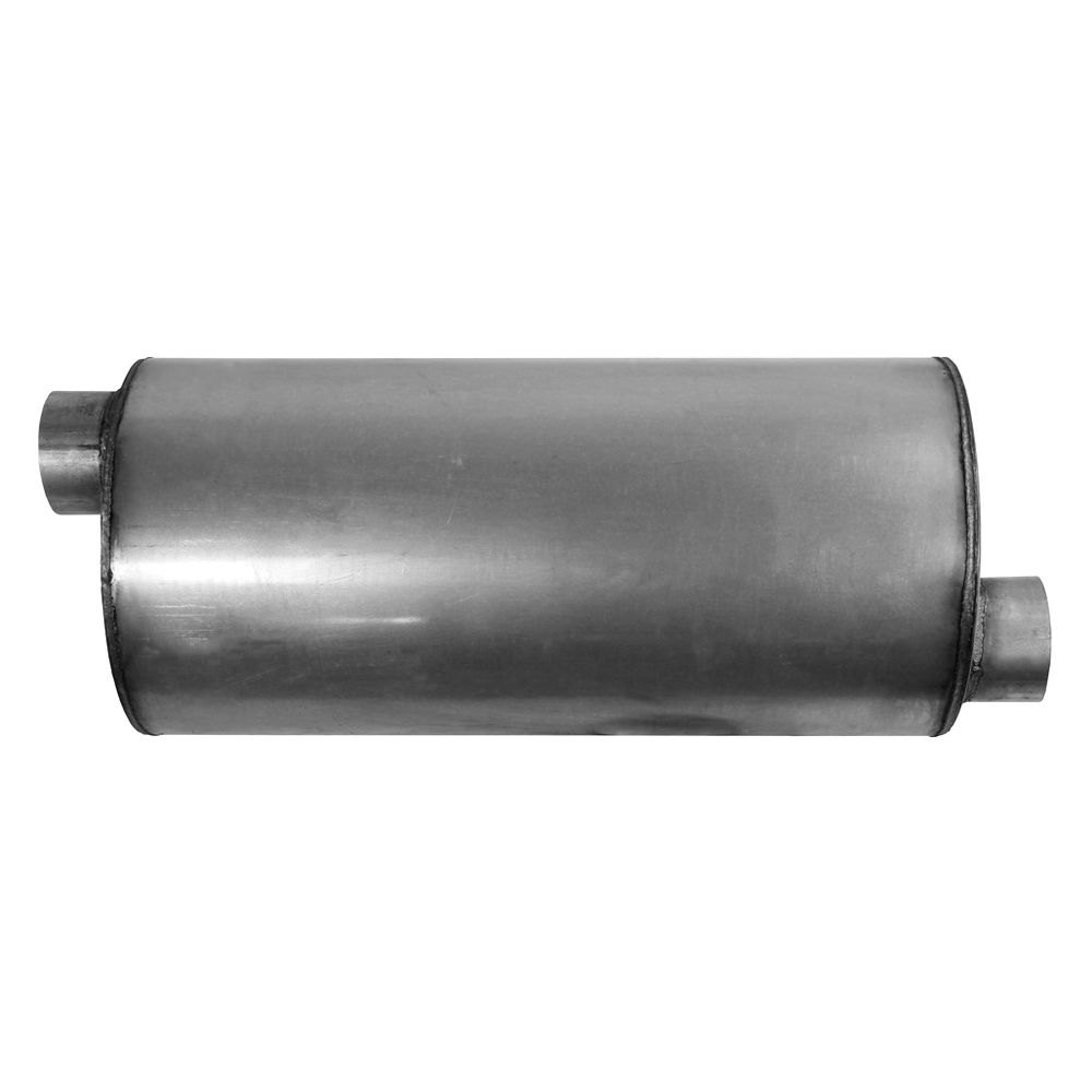 21753Quiet-Flow Aluminized Steel Round Exhaust Muffler for 2011-2017 Chevy Silverado 2500