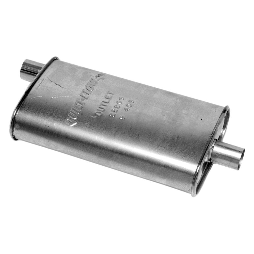 22266Quiet-Flow Stainless Steel Oval Aluminized Exhaust Muffler for 1984-1987 Honda Civic