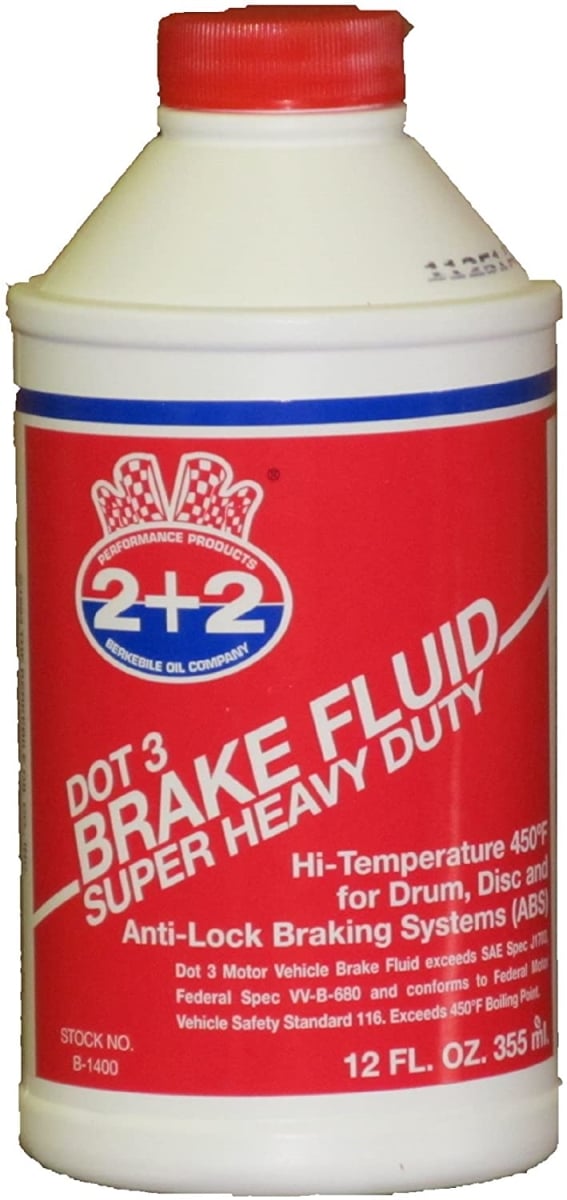 B1400 2 Plus 2 Dot 3 Brake Fluid