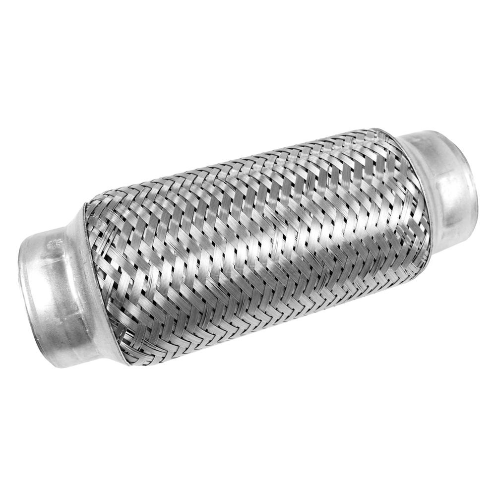 511088 Stainless Steel Flex Connector - Bare Finish - 2.5 in. Inlet/Outlet