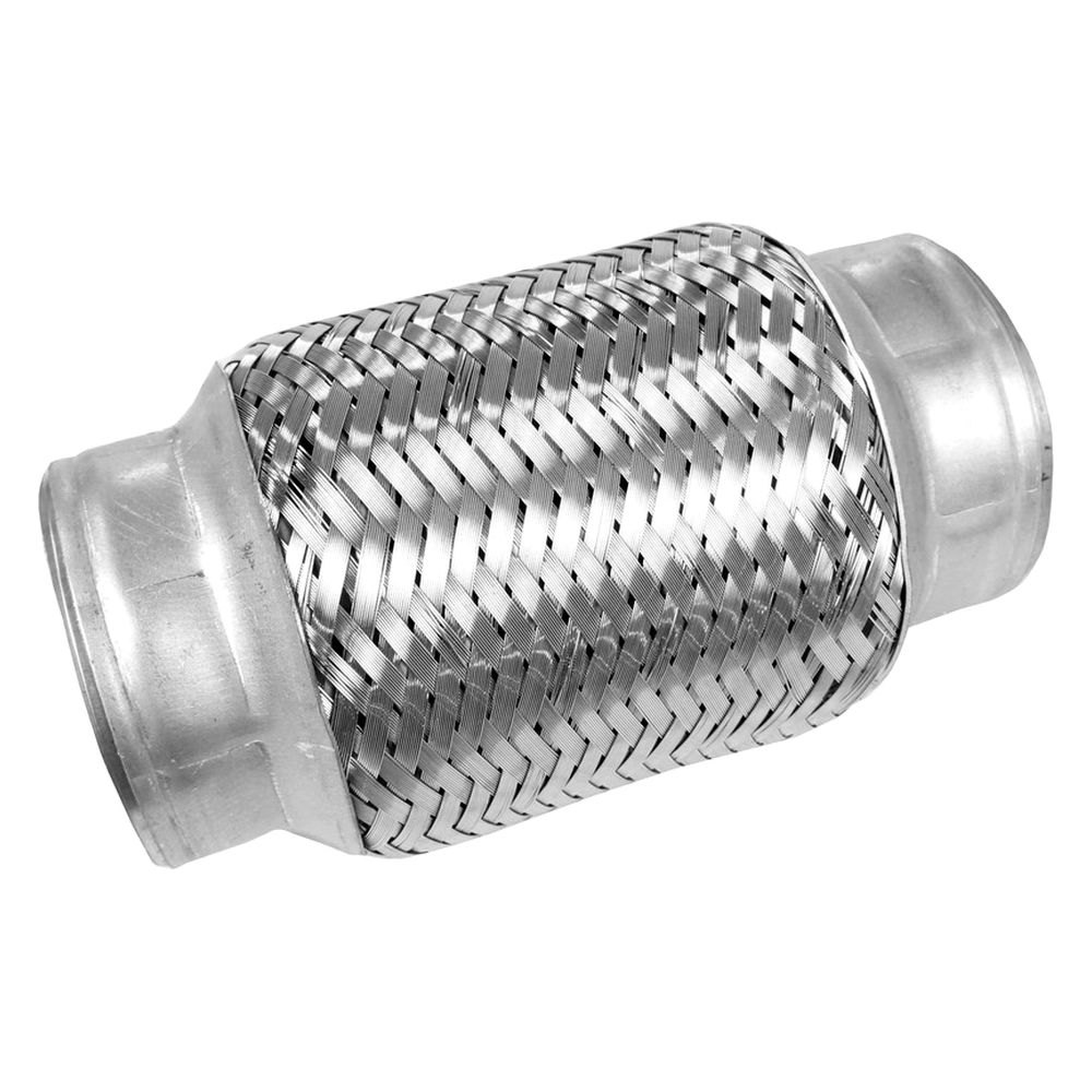 511096 in. Stainless Steel Bare ID-ID Flex Connector without Bush - 2.5 i Inlet, 2.5 in. Outlet