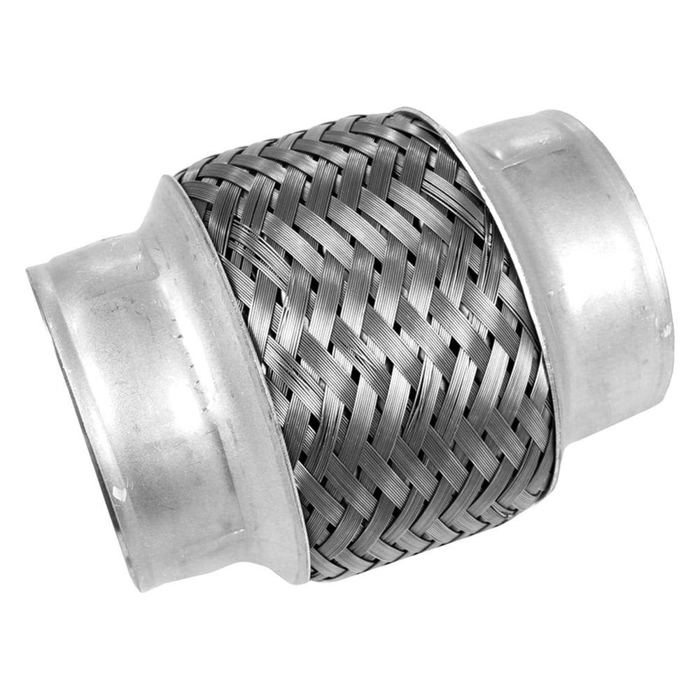 511114 in. Stainless Steel Bare ID-ID Flex Connector without Bush - 2.5 i Inlet, 2.5 in. Outlet
