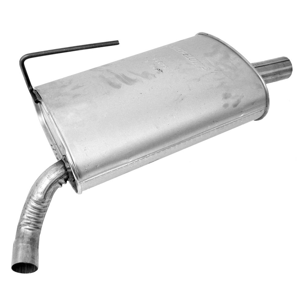 53675Quiet-Flow Stainless Steel Oval Aluminized Exhaust Muffler & Pipe Assembly for 2006-2007 Honda Accord