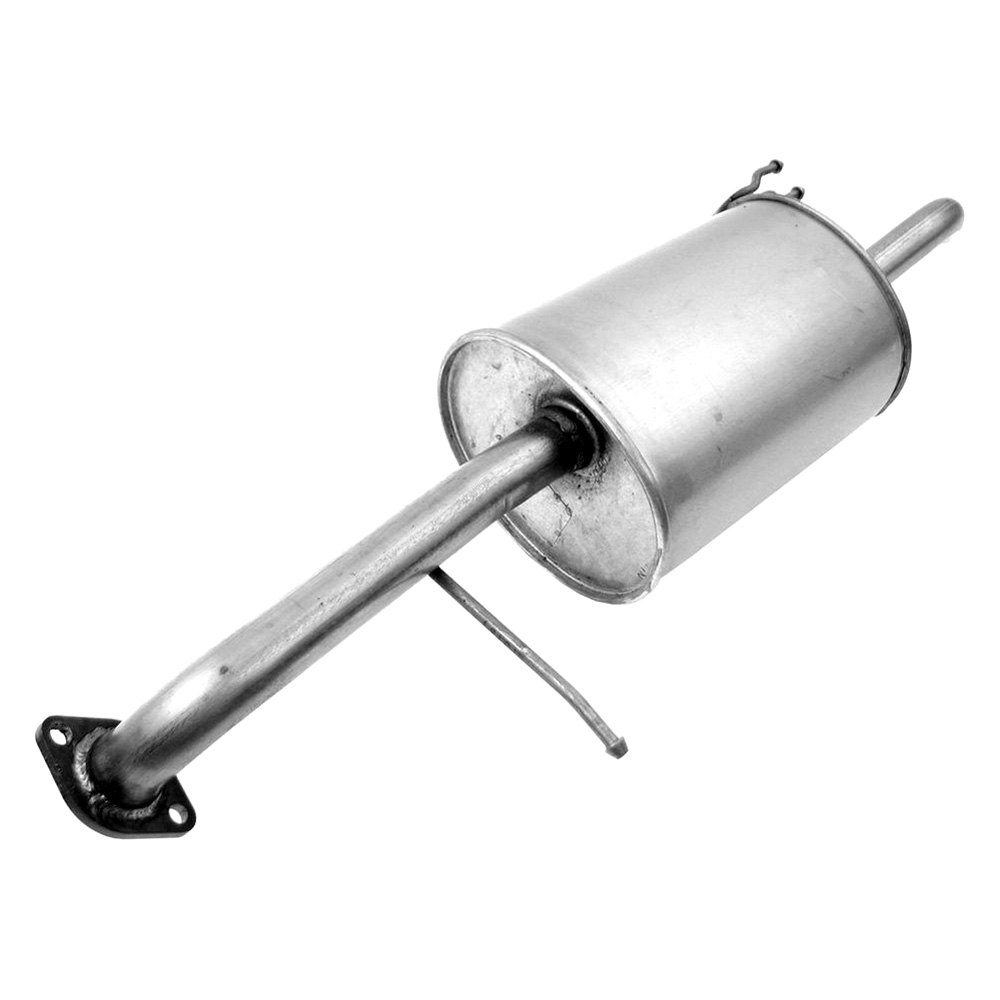 54703Quiet-Flow Stainless Steel Oval Aluminized Exhaust Muffler & Pipe Assembly for 2006-2011 Hyundai Accent