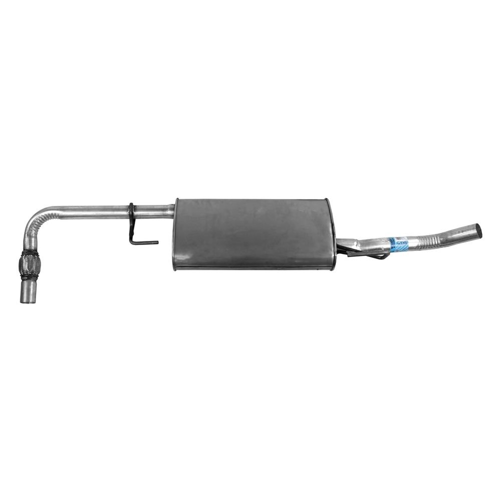 56270Quiet-Flow Stainless Steel Oval Bare Exhaust Muffler & Pipe Assembly for 2005-2019 Nissan Frontier
