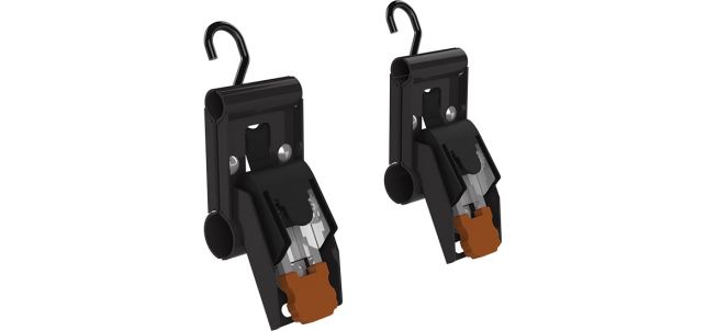 31503Retractable Ratchet Straps with Pro III Mount Brackets
