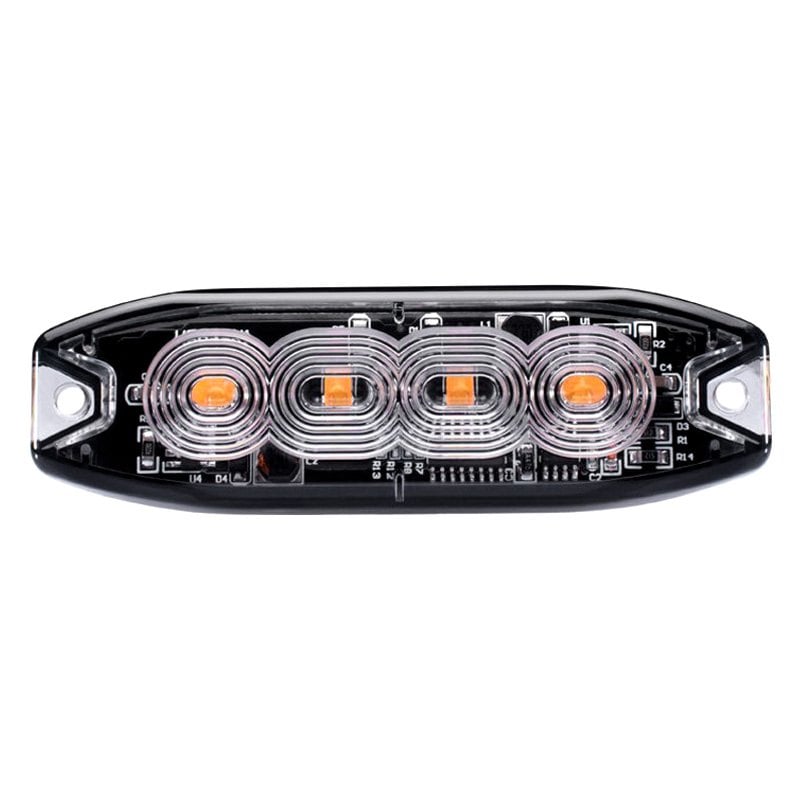 3020BSP Pro Series Bolt-on Mount White & Amber LED Strobe Light